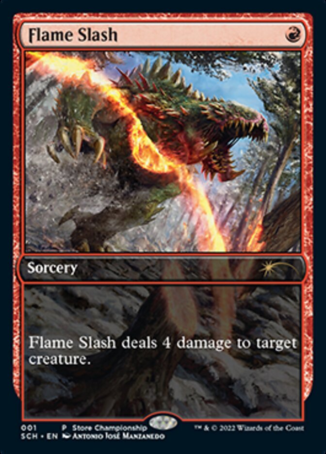 Flame Slash (Extended Art) [Store Championships 2022] | Tabernacle Games