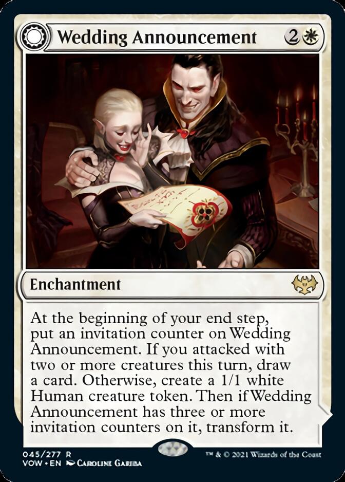 Wedding Announcement // Wedding Festivity [Innistrad: Crimson Vow] | Tabernacle Games