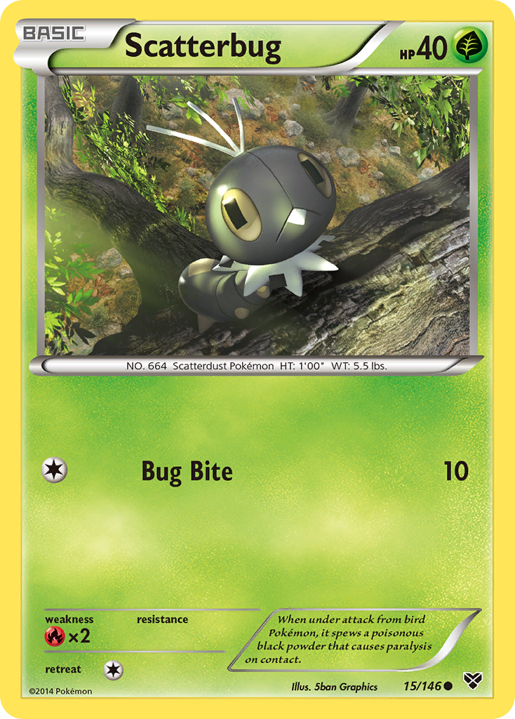 Scatterbug (15/146) [XY: Base Set] | Tabernacle Games