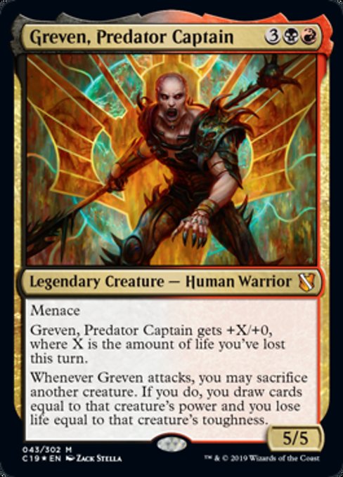 Greven, Predator Captain [Commander 2019] | Tabernacle Games