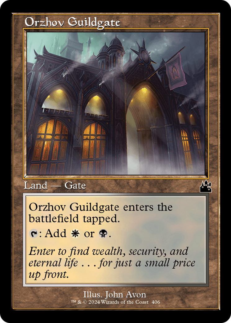 Orzhov Guildgate (Retro Frame) [Ravnica Remastered] | Tabernacle Games