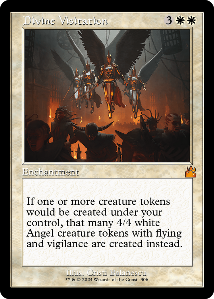 Divine Visitation (Retro Frame) [Ravnica Remastered] | Tabernacle Games
