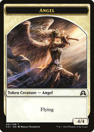 Angel Token [Shadows over Innistrad Tokens] | Tabernacle Games