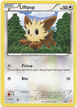 Lillipup (1/30) [Black & White: Trainer Kit - Excadrill] | Tabernacle Games