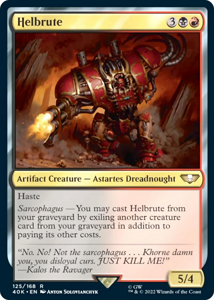 Helbrute (Surge Foil) [Universes Beyond: Warhammer 40,000] | Tabernacle Games