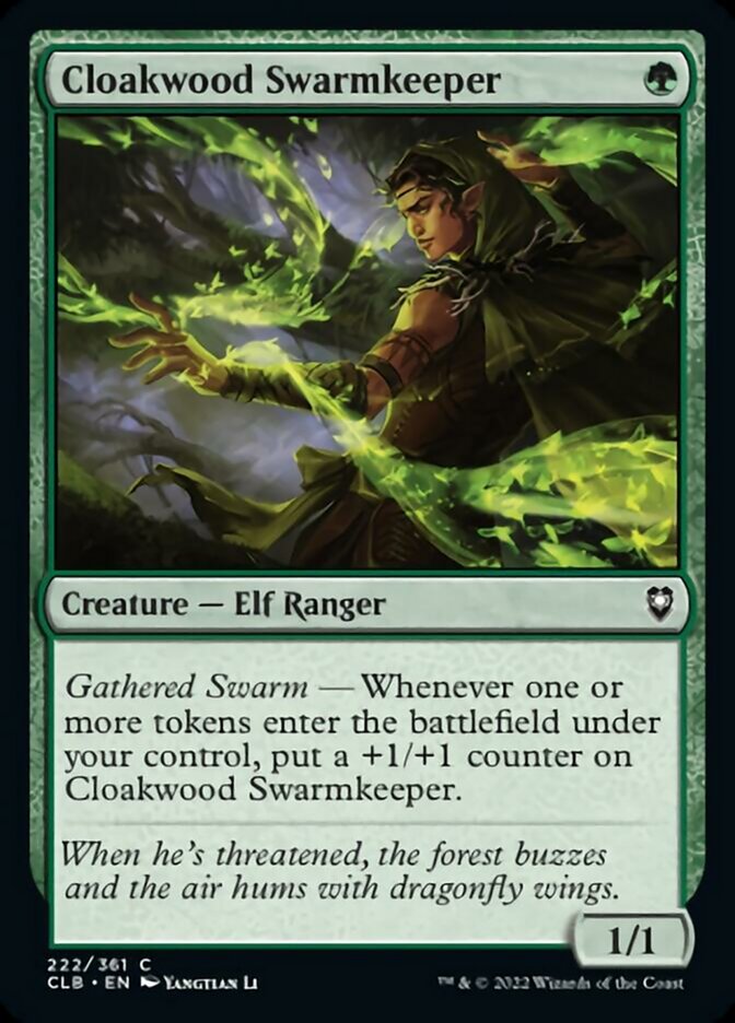 Cloakwood Swarmkeeper [Commander Legends: Battle for Baldur's Gate] | Tabernacle Games