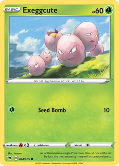 Exeggcute (004/185) [Sword & Shield: Vivid Voltage] | Tabernacle Games