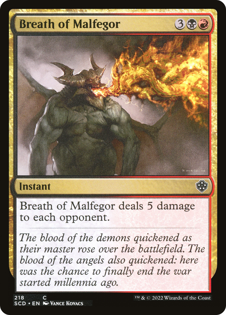 Breath of Malfegor [Starter Commander Decks] | Tabernacle Games