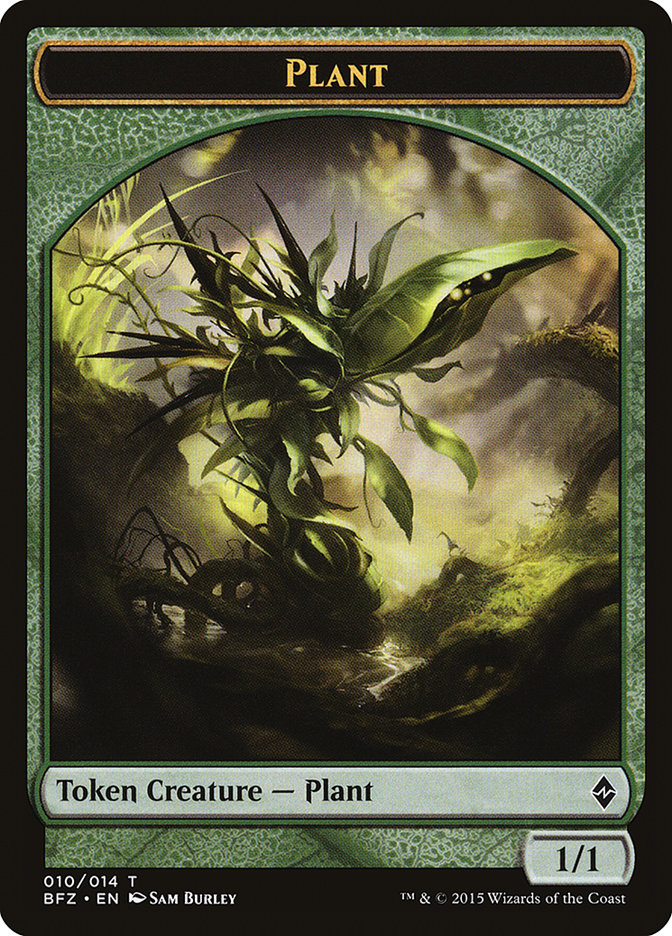 Plant [Battle for Zendikar Tokens] | Tabernacle Games