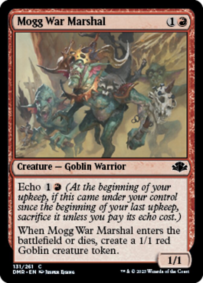 Mogg War Marshal [Dominaria Remastered] | Tabernacle Games