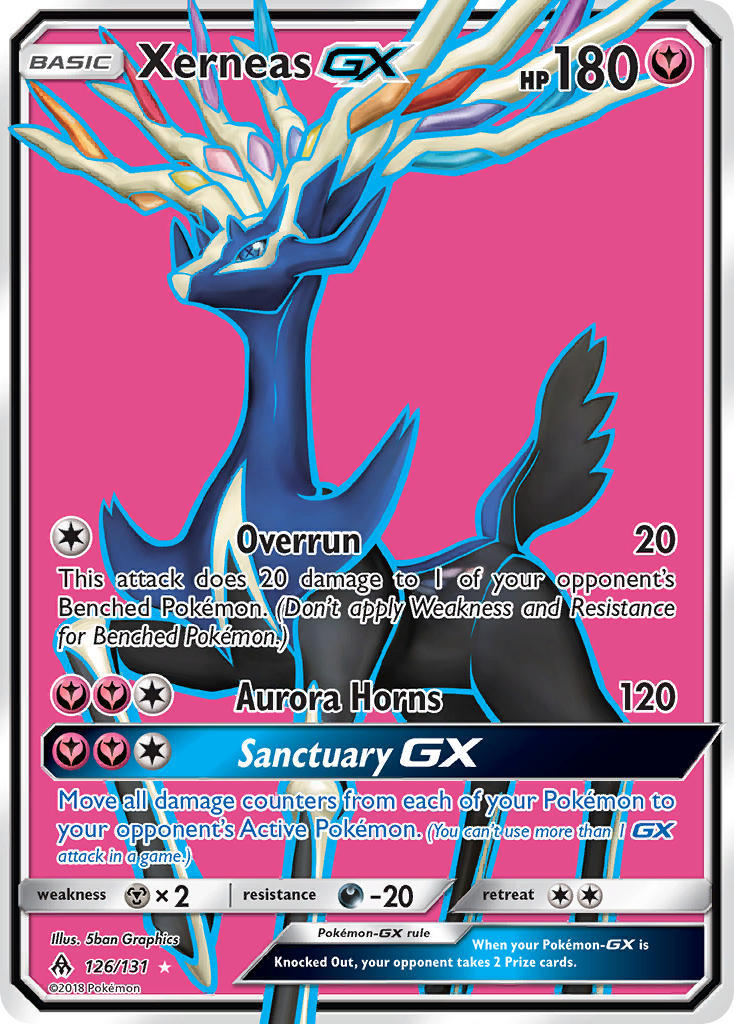 Xerneas GX (126/131) [Sun & Moon: Forbidden Light] | Tabernacle Games