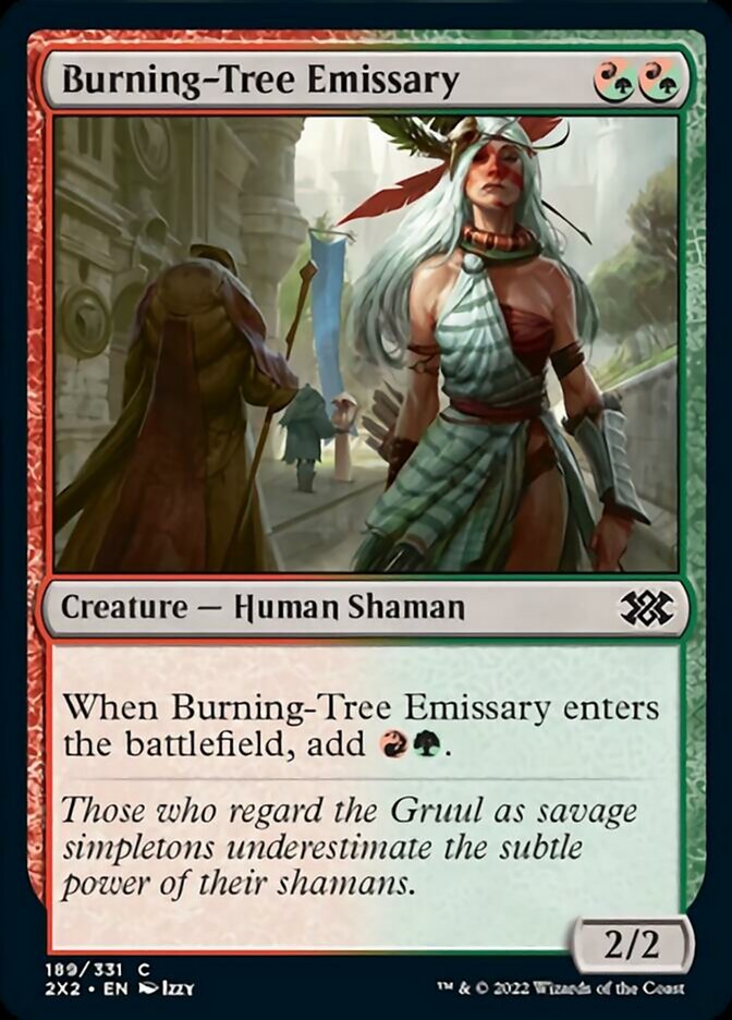 Burning-Tree Emissary [Double Masters 2022] | Tabernacle Games