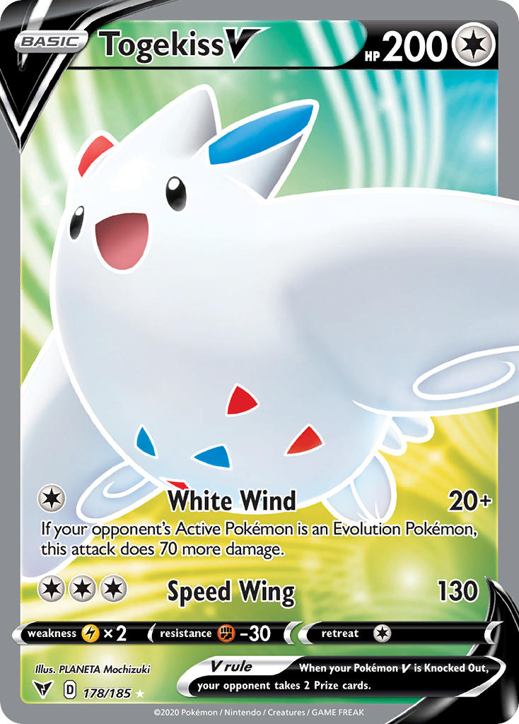 Togekiss V (178/185) [Sword & Shield: Vivid Voltage] | Tabernacle Games