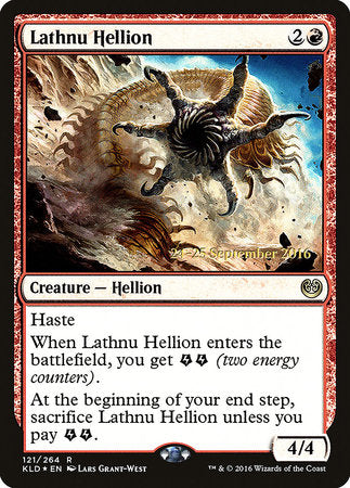 Lathnu Hellion [Kaladesh Promos] | Tabernacle Games