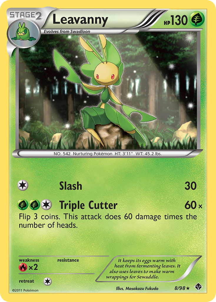 Leavanny (8/98) [Black & White: Emerging Powers] | Tabernacle Games