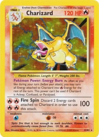 Charizard (4/102) [Base Set Unlimited] | Tabernacle Games