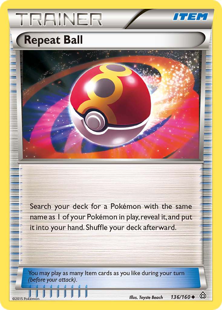 Repeat Ball (136/160) [XY: Primal Clash] | Tabernacle Games