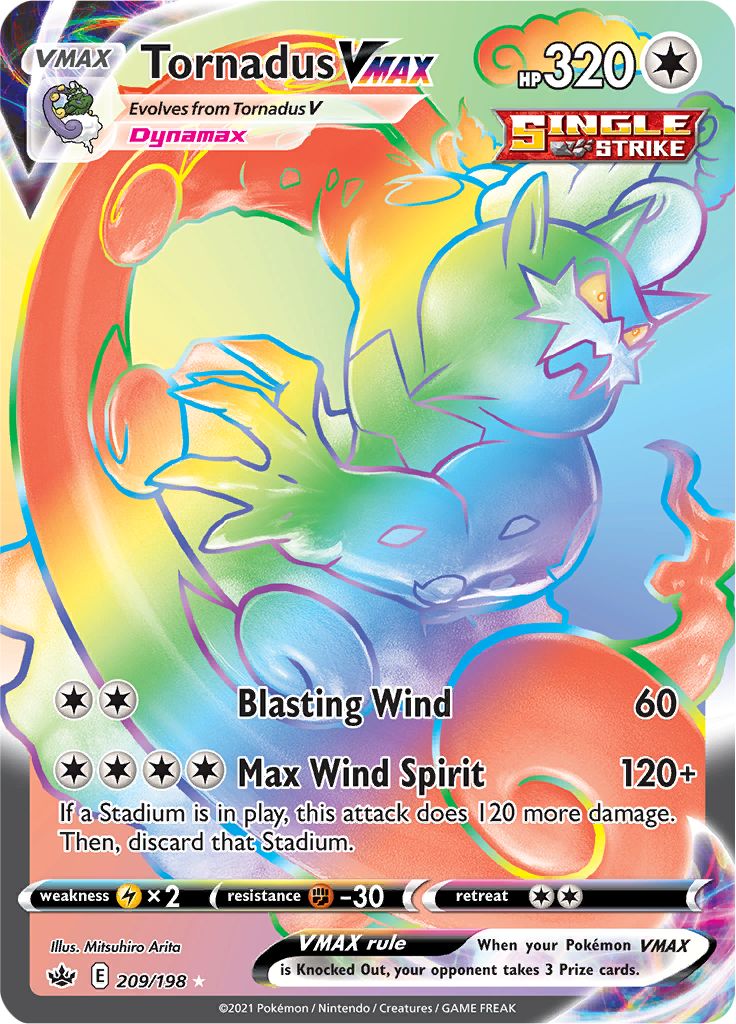 Tornadus VMAX (209/198) [Sword & Shield: Chilling Reign] | Tabernacle Games