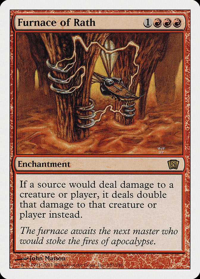 Furnace of Rath (Oversized) [Eighth Edition] | Tabernacle Games