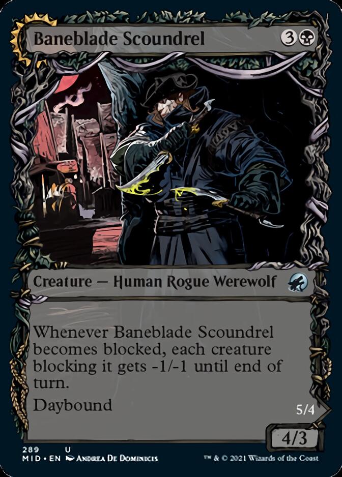 Baneblade Scoundrel // Baneclaw Marauder (Showcase Equinox) [Innistrad: Midnight Hunt] | Tabernacle Games
