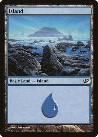 Island (30) [Duel Decks: Jace vs. Chandra] | Tabernacle Games