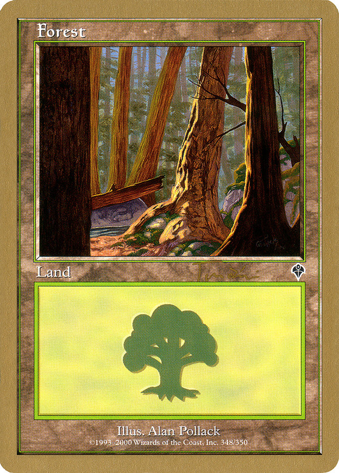 Forest (jt348a) (Jan Tomcani) [World Championship Decks 2001] | Tabernacle Games