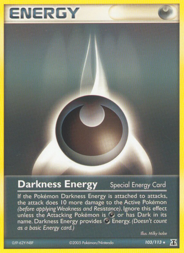 Darkness Energy (103/113) [EX: Delta Species] | Tabernacle Games