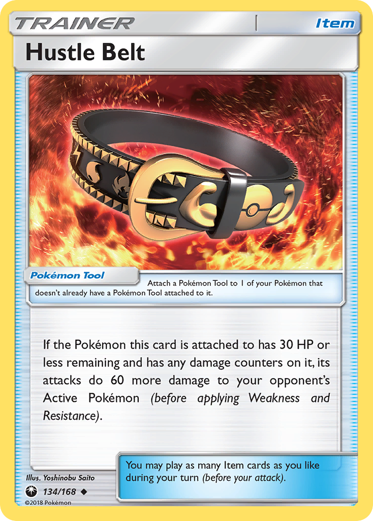 Hustle Belt (134/168) [Sun & Moon: Celestial Storm] | Tabernacle Games