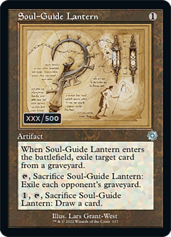 Soul-Guide Lantern (Retro Schematic) (Serial Numbered) [The Brothers' War Retro Artifacts] | Tabernacle Games