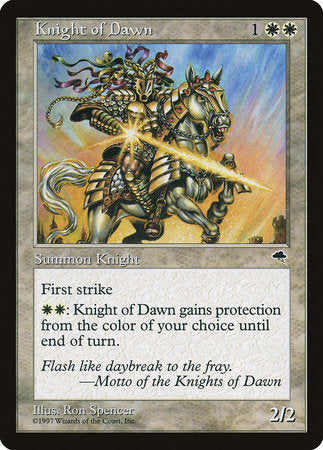 Knight of Dawn [Tempest] | Tabernacle Games