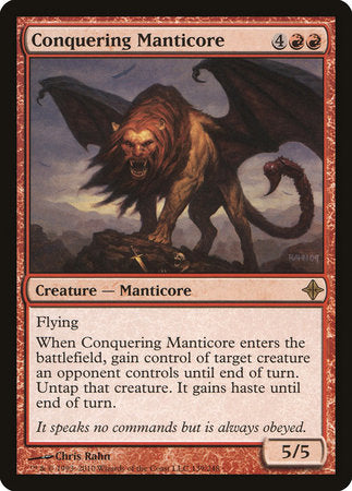 Conquering Manticore [Rise of the Eldrazi] | Tabernacle Games