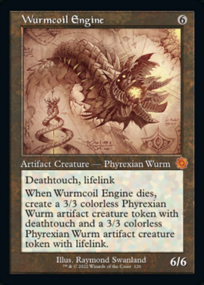 Wurmcoil Engine (Retro Schematic) [The Brothers' War Retro Artifacts] | Tabernacle Games