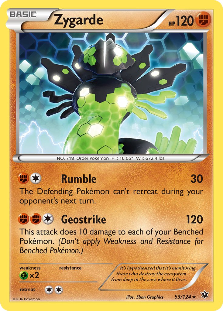 Zygarde (53/124) (Theme Deck Exclusive) [XY: Fates Collide] | Tabernacle Games