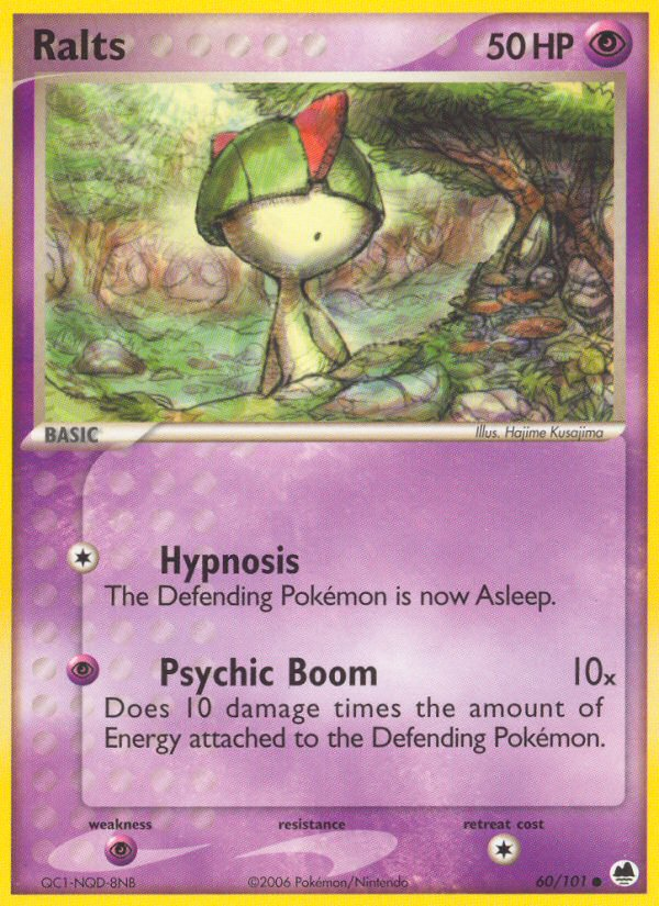 Ralts (60/101) [EX: Dragon Frontiers] | Tabernacle Games