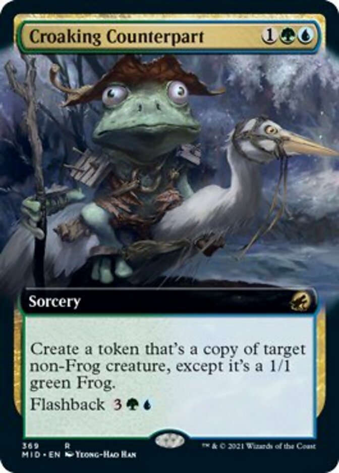 Croaking Counterpart (Extended) [Innistrad: Midnight Hunt] | Tabernacle Games