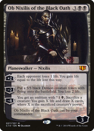 Ob Nixilis of the Black Oath [Commander 2014] | Tabernacle Games