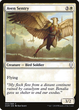 Aven Sentry [Dominaria] | Tabernacle Games