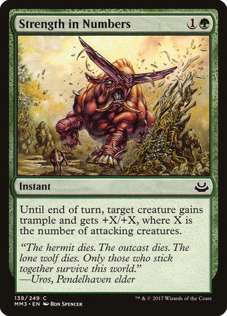 Strength in Numbers [Modern Masters 2017] | Tabernacle Games