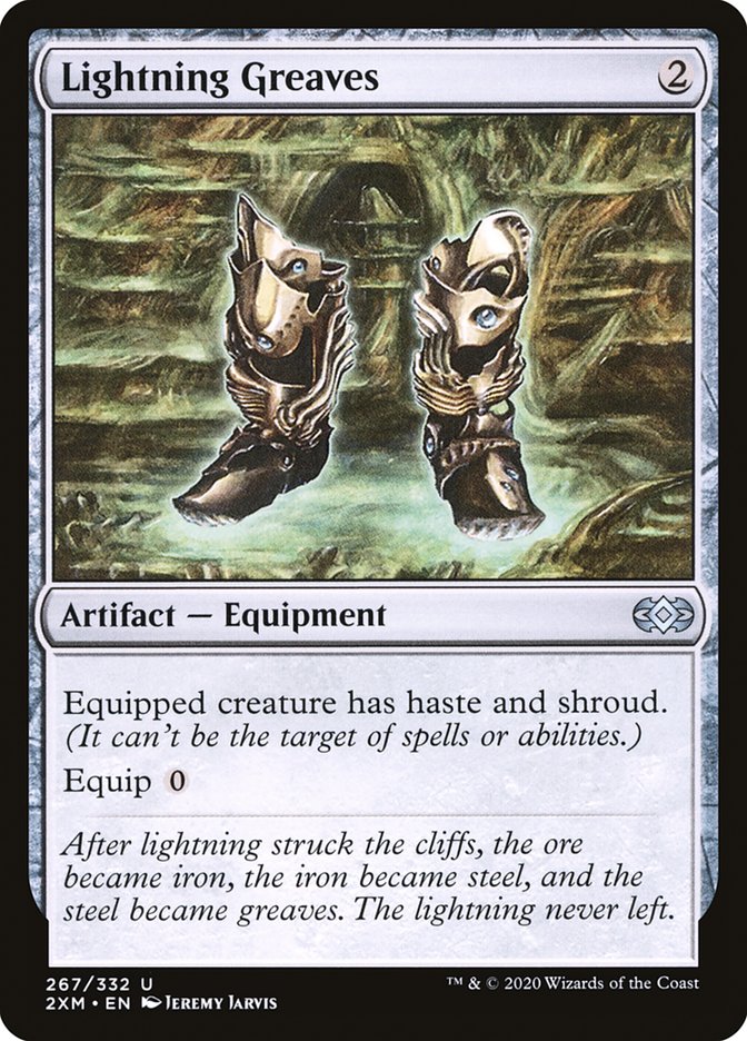 Lightning Greaves [Double Masters] | Tabernacle Games