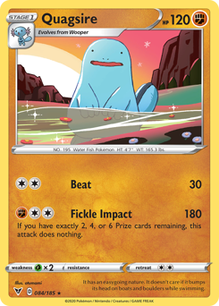 Quagsire (084/185) [Sword & Shield: Vivid Voltage] | Tabernacle Games