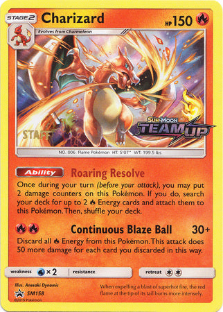 Charizard (SM158) (Staff) [Sun & Moon: Black Star Promos] | Tabernacle Games