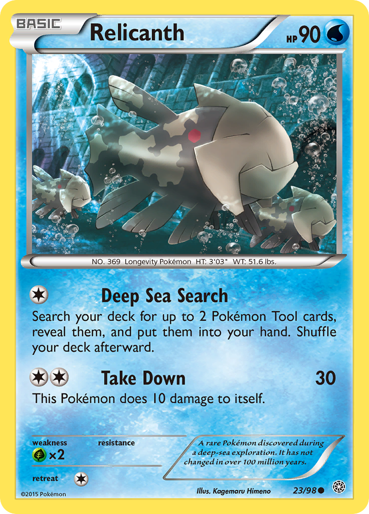 Relicanth (23/98) [XY: Ancient Origins] | Tabernacle Games