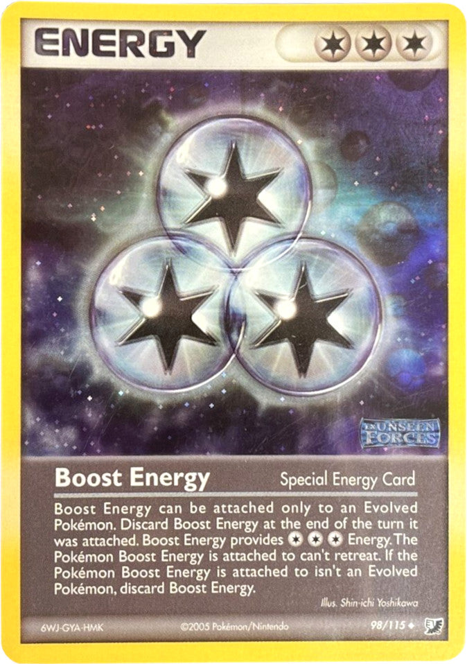Boost Energy (98/115) (Stamped) [EX: Unseen Forces] | Tabernacle Games