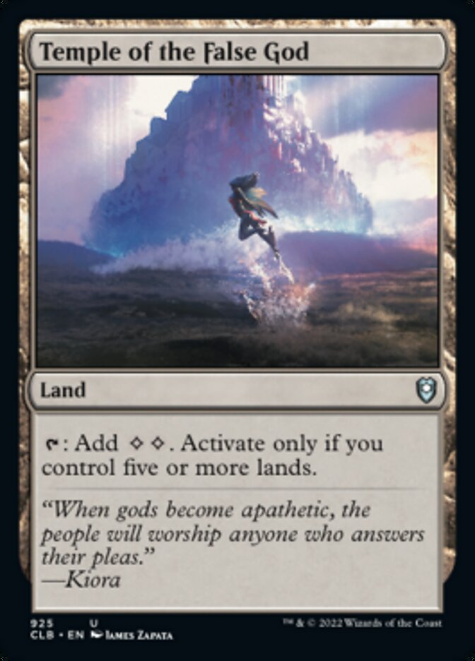 Temple of the False God [Commander Legends: Battle for Baldur's Gate] | Tabernacle Games