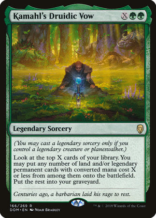 Kamahl's Druidic Vow [Dominaria] | Tabernacle Games
