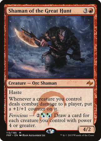 Shaman of the Great Hunt [Fate Reforged] | Tabernacle Games
