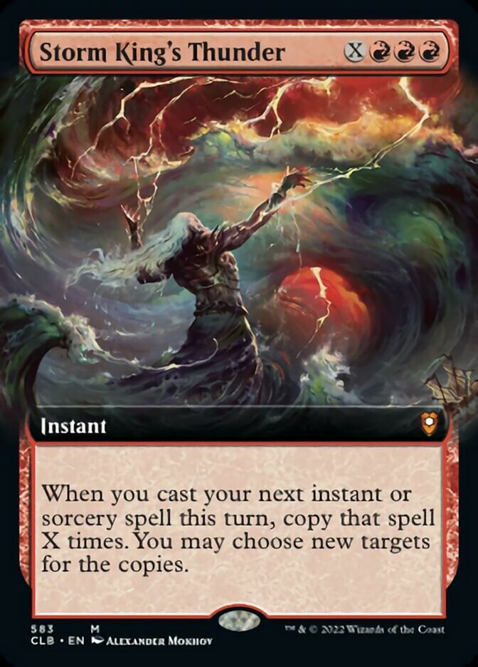 Storm King's Thunder (Extended Art) [Commander Legends: Battle for Baldur's Gate] | Tabernacle Games