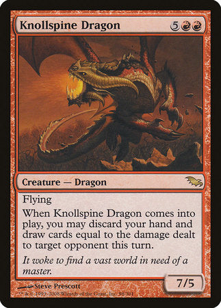 Knollspine Dragon [Shadowmoor] | Tabernacle Games