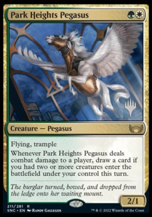 Park Heights Pegasus (Promo Pack) [Streets of New Capenna Promos] | Tabernacle Games