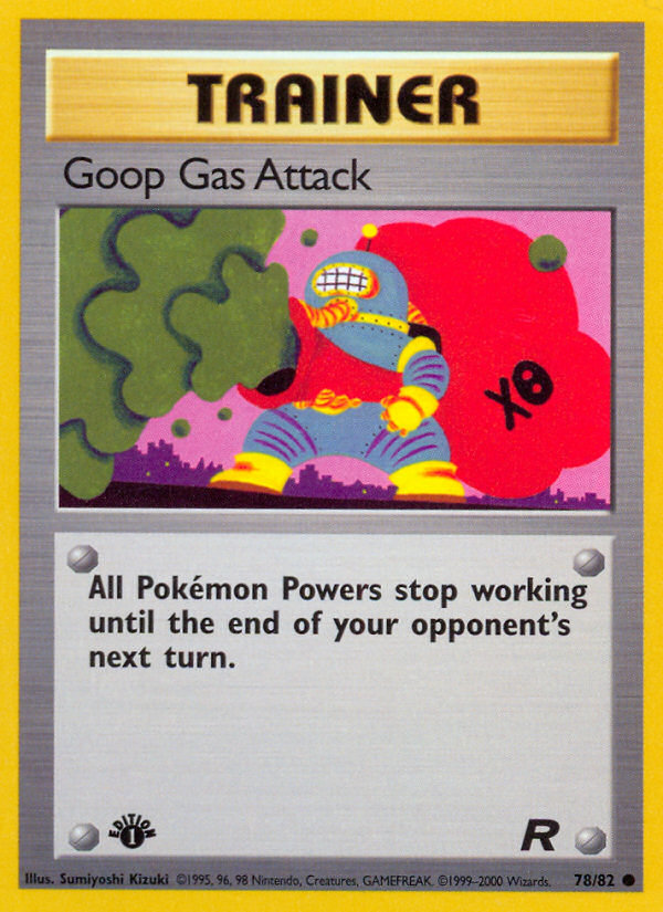 Goop Gas Attack (78/82) [Team Rocket 1st Edition] | Tabernacle Games